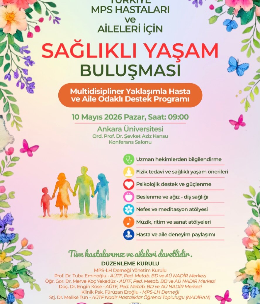 Ankara Tıp Çocuk Metabolizma Bilim Dalı - MPS-LH derneği işbirliği