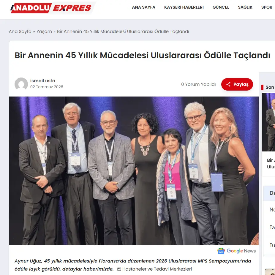 Aynur Uğuz Dünya Basınında